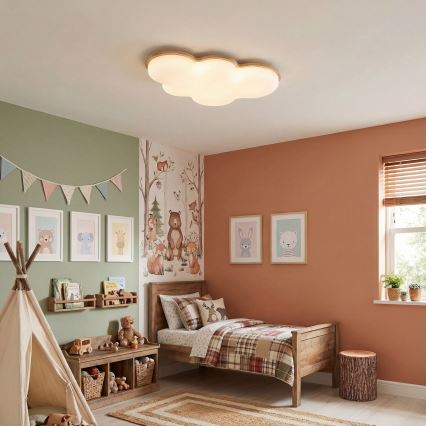 Brilagi - LED taklampa för barn CLOUD LED/54W/230V vit