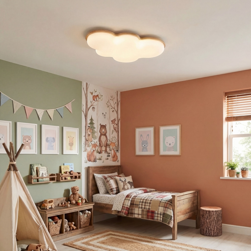 Brilagi - LED taklampa för barn CLOUD LED/54W/230V vit