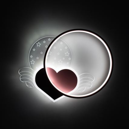 Brilagi - LED taklampa för barn LOVE LED/48W/230V 3000/4500/6000K rosa