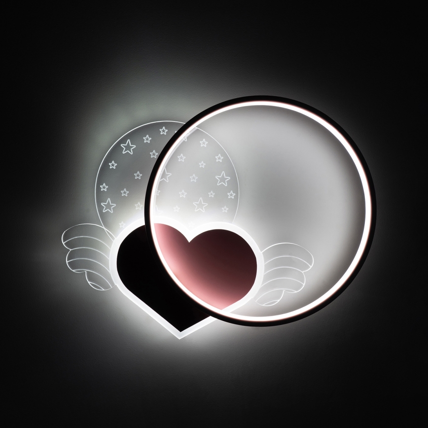 Brilagi - LED taklampa för barn LOVE LED/48W/230V 3000/4500/6000K rosa