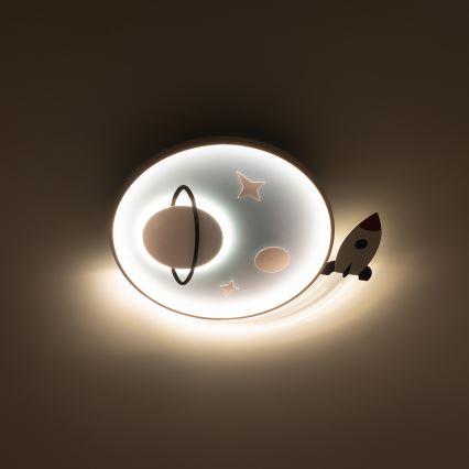 Brilagi - LED taklampa för barn STARSHIP LED/64W/230V 3000/4500/6000K blå