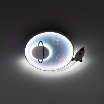 Brilagi - LED taklampa för barn STARSHIP LED/64W/230V 3000/4500/6000K blå