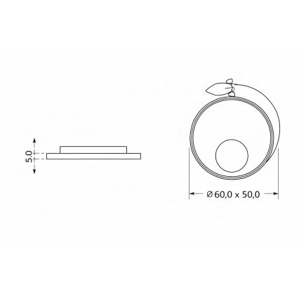 Brilagi - LED taklampa för barn STARSHIP LED/64W/230V 3000/4500/6000K blå