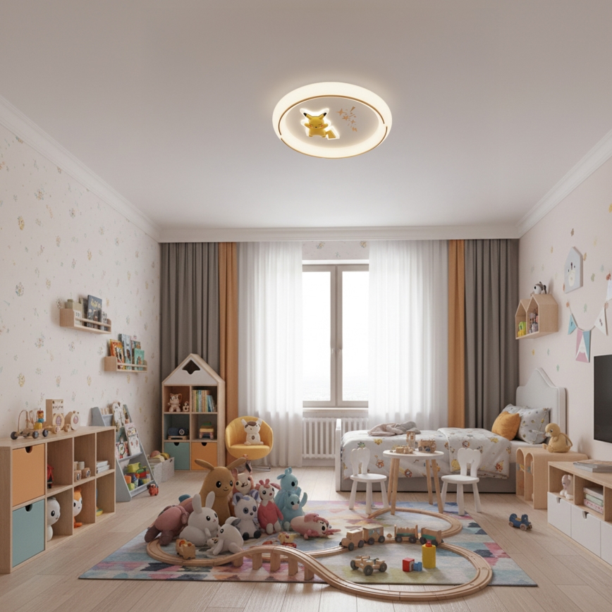 Brilagi - LED-taklampa för barn THUNDER LED/90W/230V 3000/4500/6000K Ø 50 cm