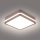 Brilagi - LED-taklampa för utomhusbruk BENE LED/18W/230V 21,5x21,5 cm brun IP54