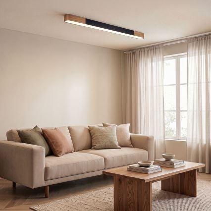 BRILAGI - LED Taklampa GARDALINE LED/100W/230V 120 cm ek/svart