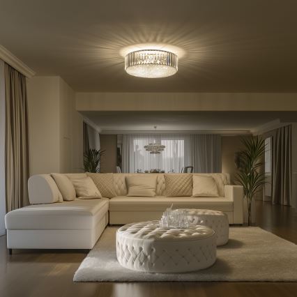 Brilagi - LED-kristalltaklampa GLAMOUR 5xG9/42W/230V Ø 46 cm