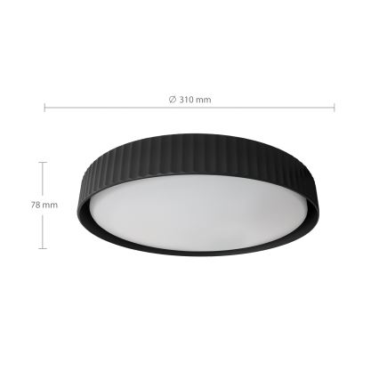 Brilagi - LED-taklampa LUCIA LED/24W/230V Ø 31 cm svart