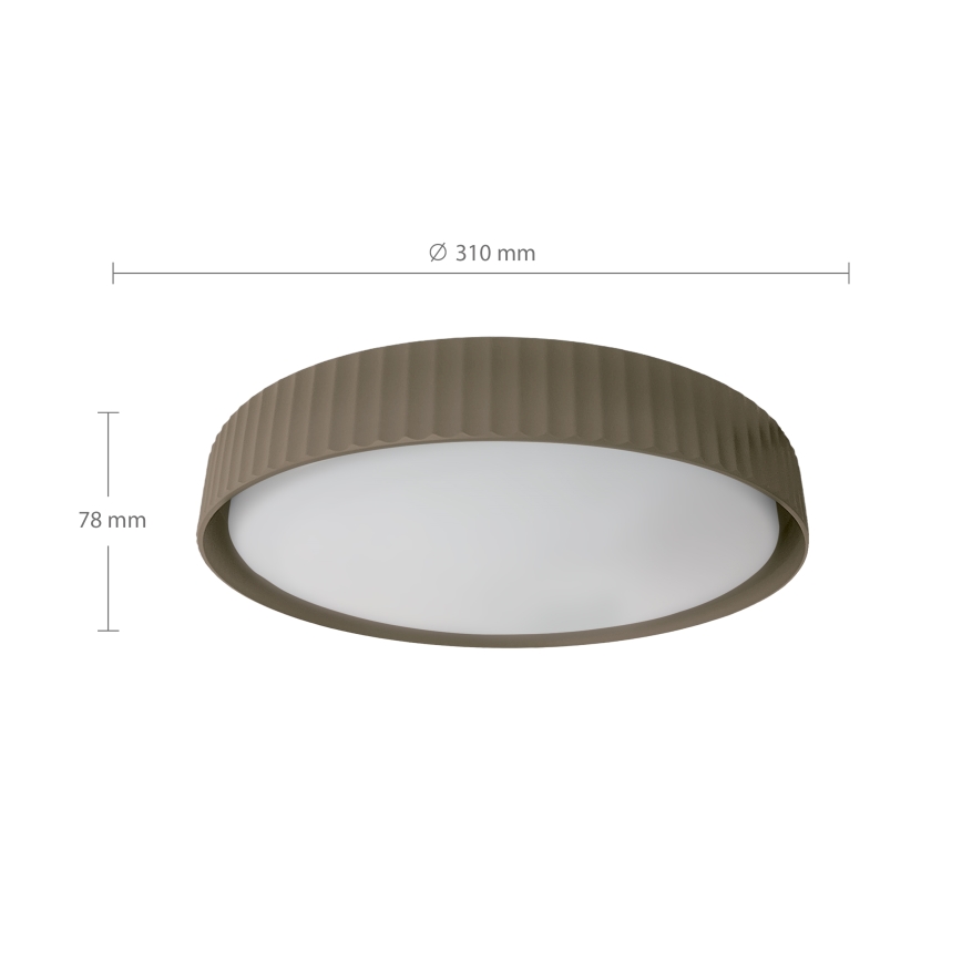 Brilagi - LED taklampa LUCIA LED/24W/230V Ø 31 cm taupe