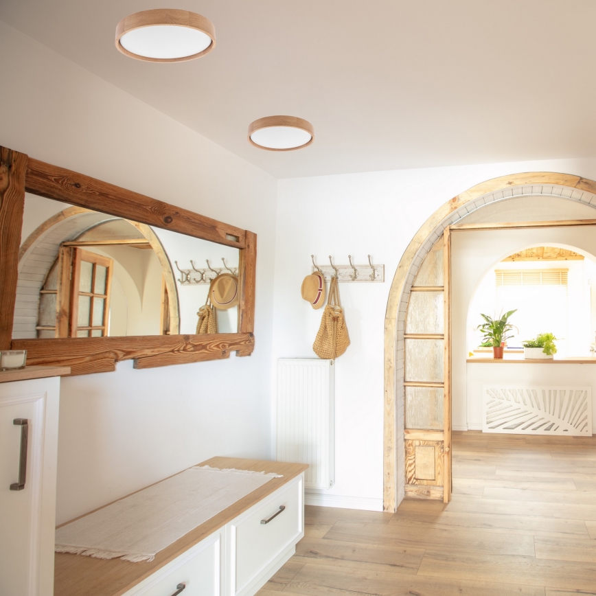 Brilagi - LED dimbar taklampa MANAROLA SMART LED/24W/230V 2700-6500K ek pr. 41 cm Wi-Fi + fjärrkontroll Tuya