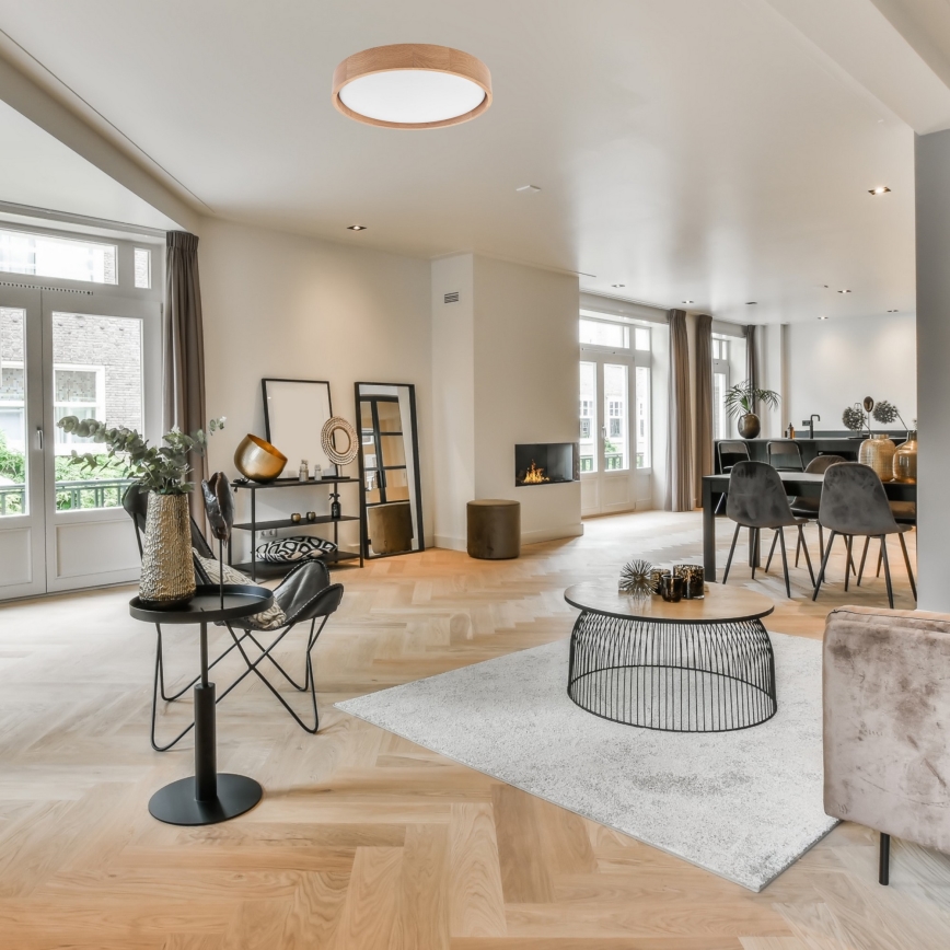 Brilagi - LED dimbar taklampa MANAROLA SMART LED/24W/230V 2700-6500K ek pr. 41 cm Wi-Fi + fjärrkontroll Tuya