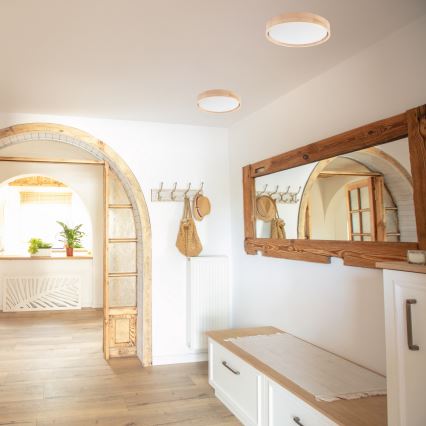 Brilagi - LED dimbar taklampa MANAROLA SMART LED/24W/230V 2700-6500K Ø 41 cm Wi-Fi + fjärrkontroll Tuya