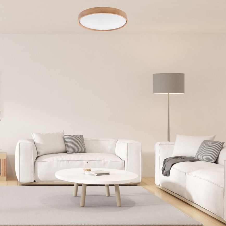 Brilagi - LED dimbar taklampa MANAROLA SMART LED/36W/230V 2700-6500K ek pr. 51 cm Wi-Fi + fjärrkontroll Tuya