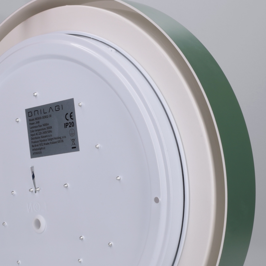 Brilagi - LED taklampa MATTEO LED/24W/230V Ø 31 cm grön