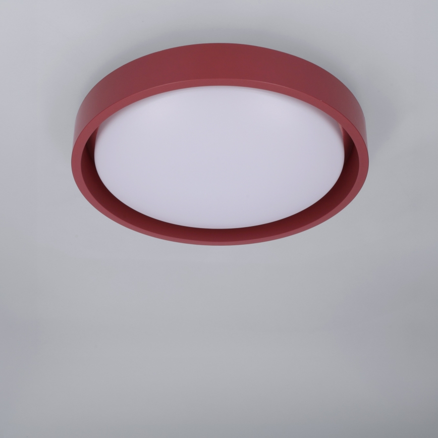 Brilagi - LED-taklampa MATTEO LED/24W/230V Ø 31 cm röd