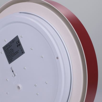 Brilagi - LED-taklampa MATTEO LED/24W/230V Ø 31 cm röd