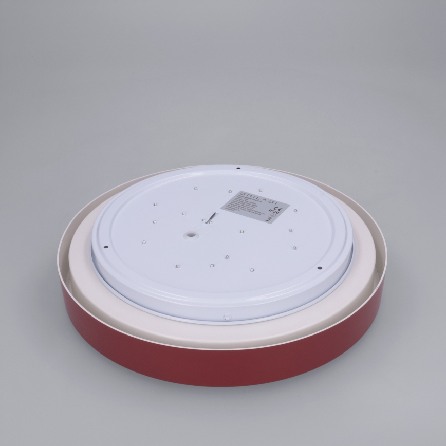 Brilagi - LED-taklampa MATTEO LED/24W/230V Ø 31 cm röd
