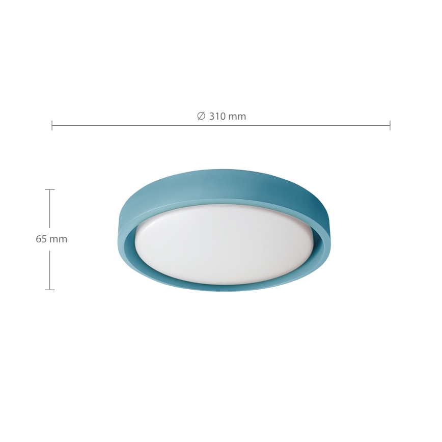 Brilagi - LED-taklampa MATTEO LED/24W/230V Ø 31 cm turkos