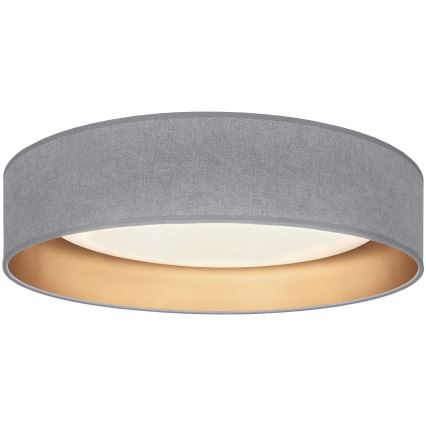 BRILAGI - Dimmbar LED-takarmatur VELVET SMARTIX STARS LED/36W/230V 3000-6000K Ø 55 cm grå/guld Wi-Fi Tuya Beacon + fjärrkontroll