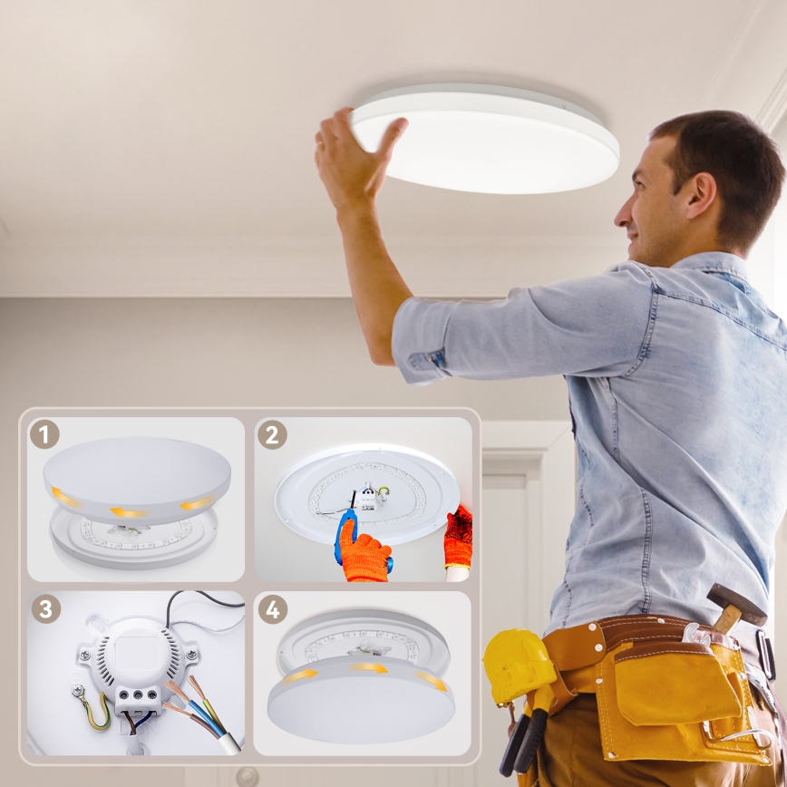 Brilagi - LED-taklampa MILKY WAY LED/36W/230V 3000K Ø 48 cm