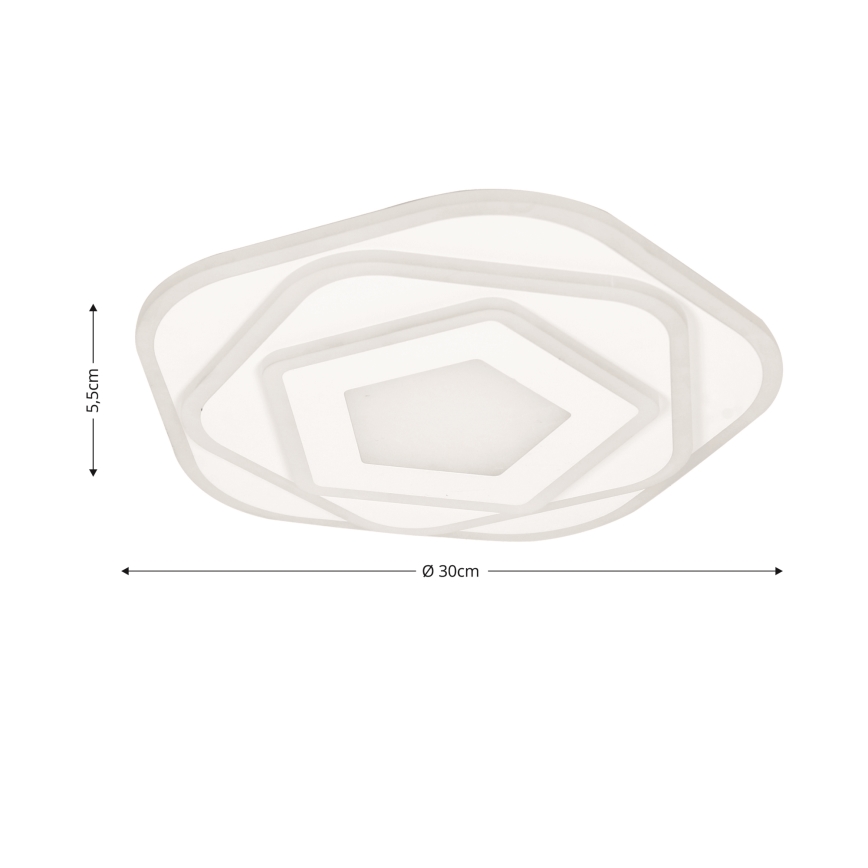 BRILAGI - LED taklampa med dimmer MODERN MINI LED/53W/230V 3000-6000K Ø 30 cm + fjärrkontroll