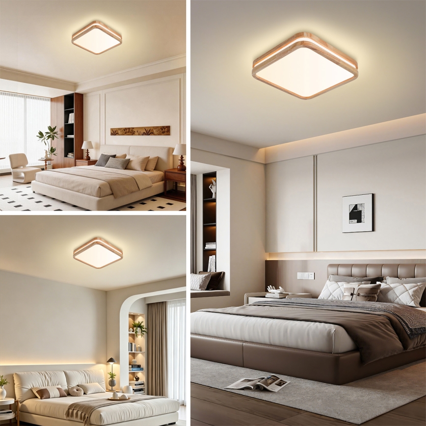 BRILAGI - LED-taklampa MOLINA SQUARE LED/32W/230V 3000/4000/6000K ek 30x30 cm
