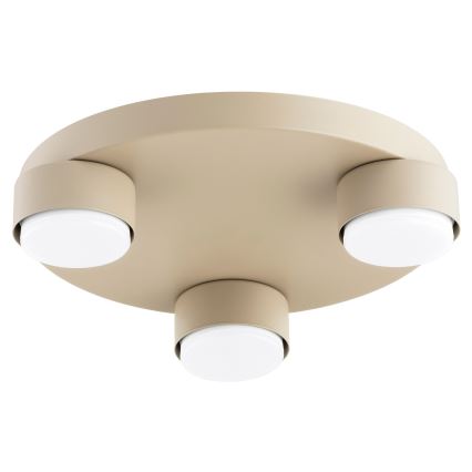 Brilagi - LED-taklampa MONO 3xGX53/12W/230V Ø 30 cm beige