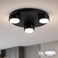 Brilagi - LED taklampa MONO 3xGX53/12W/230V Ø 30 cm svart