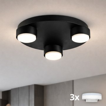 Brilagi - LED taklampa MONO 3xGX53/12W/230V Ø 30 cm svart