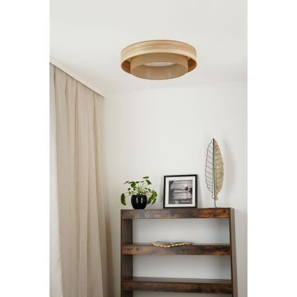 Brilagi - LED Taklampa MONTANA BOHO LED/26W/230V Ø 60 cm brun