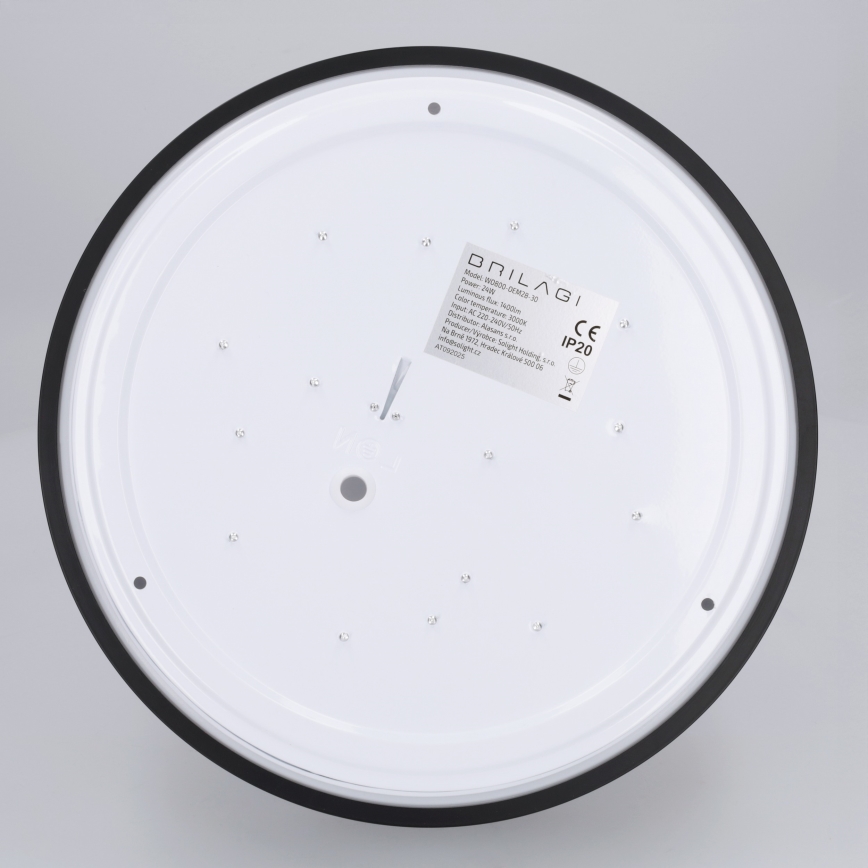 Brilagi - LED taklampa NAOMI LED/24W/230V Ø 28,5 cm svart