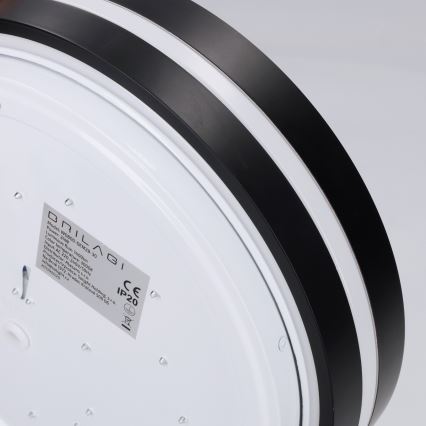 Brilagi - LED taklampa NAOMI LED/24W/230V Ø 28,5 cm svart