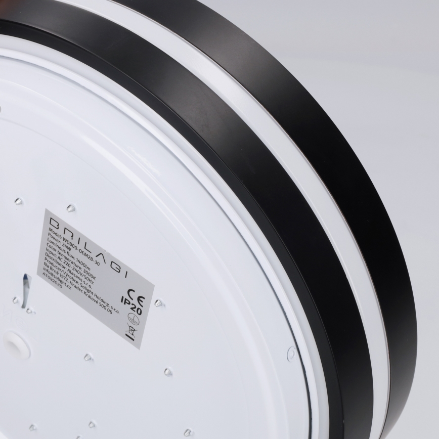 Brilagi - LED taklampa NAOMI LED/24W/230V Ø 28,5 cm svart