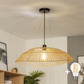 Brilagi - LED-taklampa på kabel CERIA BOHO 1xE27/40W/230V Ø 70 cm brun