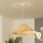 Brilagi - LED-taklampa på sladd CERIA BOHO 1xE27/40W/230V Ø 70 cm rotting