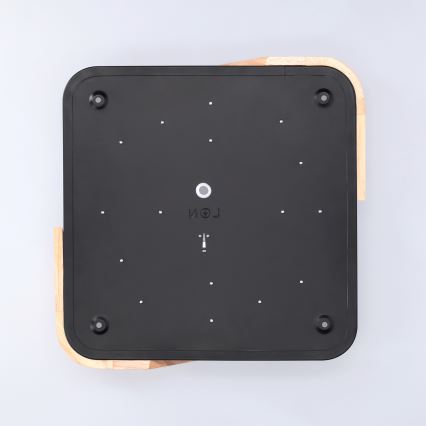 Brilagi - LED taklampa PILANA LED/24W/230V ek/svart 32x32 cm