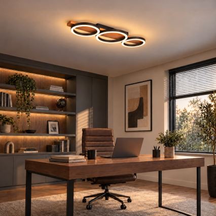 BRILAGI - LED-taklampa PLANK LED/28W/230V 4000K 25x70 cm trä
