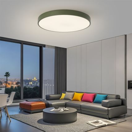 BRILAGI - LED taklampa POOL LED/100W/230V 3000/4000/6000K Ø 80 cm grön