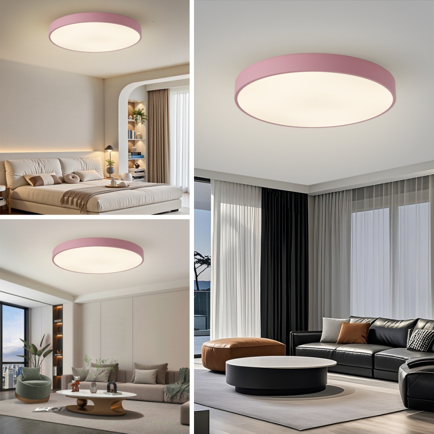 Brilagi - LED taklampa POOL LED/100W/230V 3000/4000/6000K Ø 80 cm, rosa