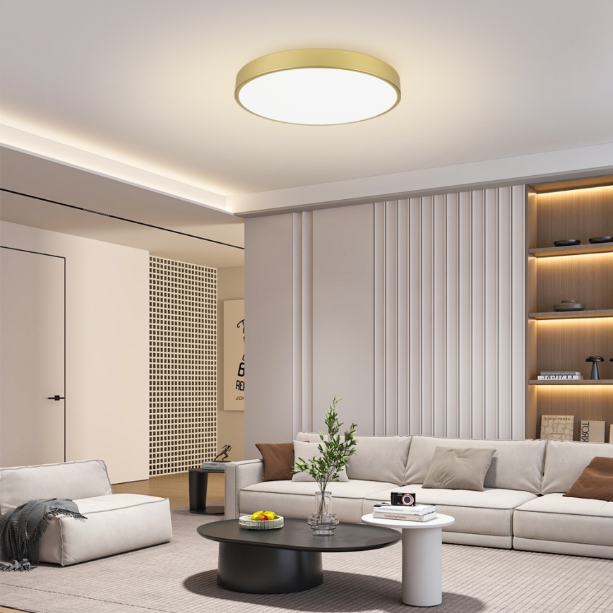 Brilagi - LED taklampa POOL LED/100W/230V 3000/4000/6000K Ø 80 cm guld