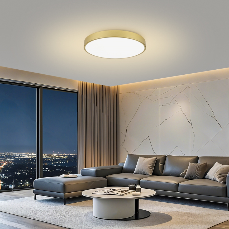 Brilagi - LED taklampa POOL LED/100W/230V 3000/4000/6000K Ø 80 cm guld
