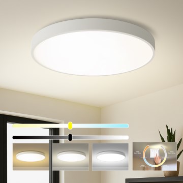 Brilagi - LED-taklampa POOL LED/100W/230V 3000/4000/6000K Ø 80 cm vit