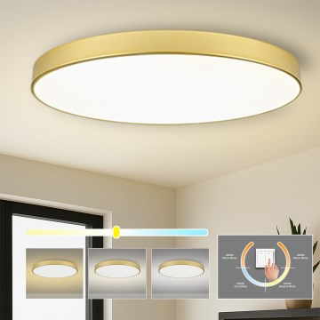Brilagi - LED-taklampa POOL LED/180W/230V 3000/4000/6000K Ø 120 cm guld