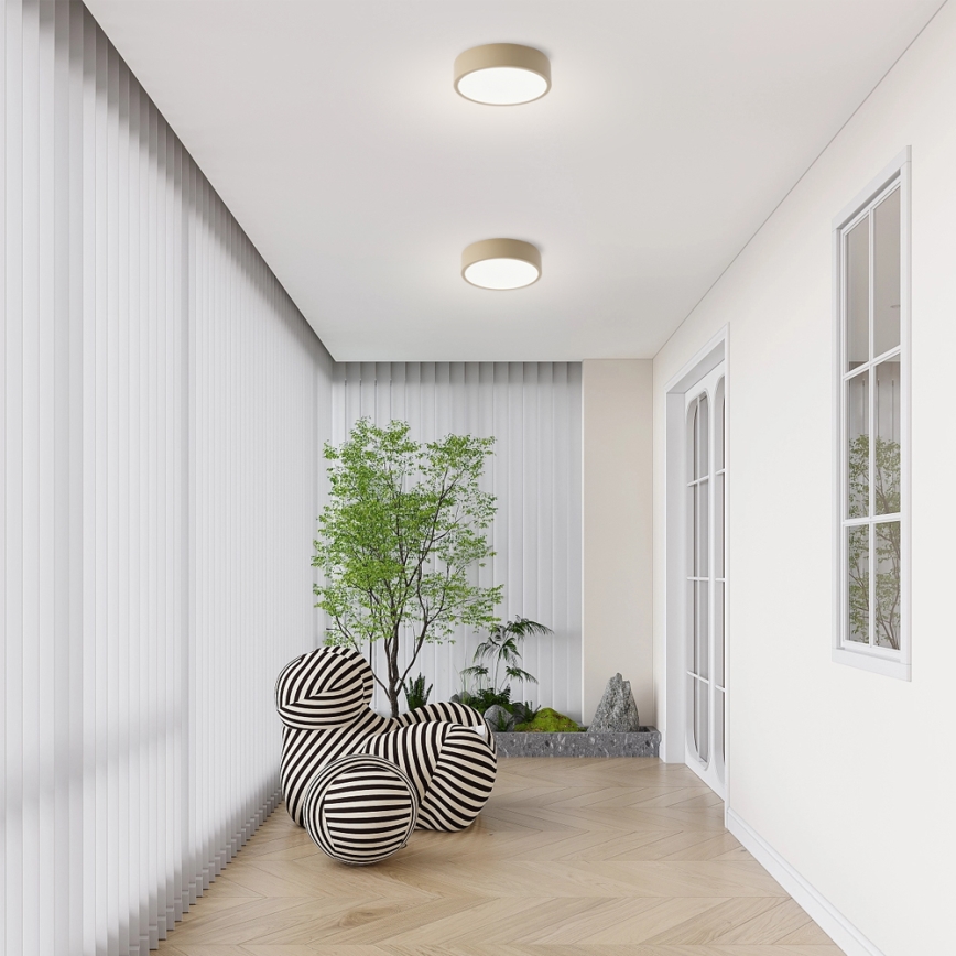 Brilagi - LED taklampa POOL LED/18W/230V 3000/4000/6000K Ø 20 cm beige