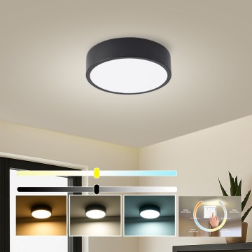 Brilagi - LED taklampa POOL LED/18W/230V 3000/4000/6000K Ø 20 cm svart