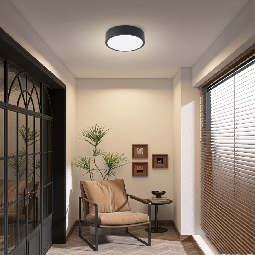 Brilagi - LED taklampa POOL LED/18W/230V 3000/4000/6000K Ø 20 cm svart