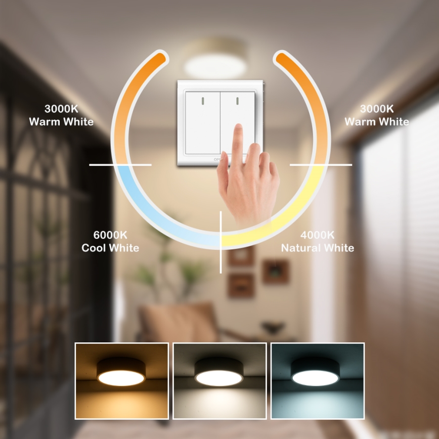 Brilagi - LED takarmatur POOL LED/18W/230V 3000/4500/6000K Ø 20 cm beige