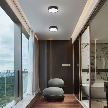 Brilagi - LED taklampa POOL LED/18W/230V 3000/4500/6000K Ø 20 cm svart