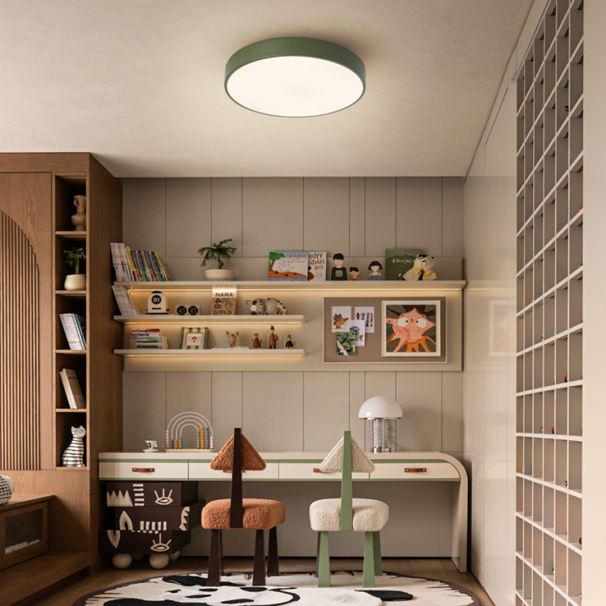 Brilagi - LED takarmatur POOL LED/36W/230V 3000/4000/6000K pr. 30 cm grön