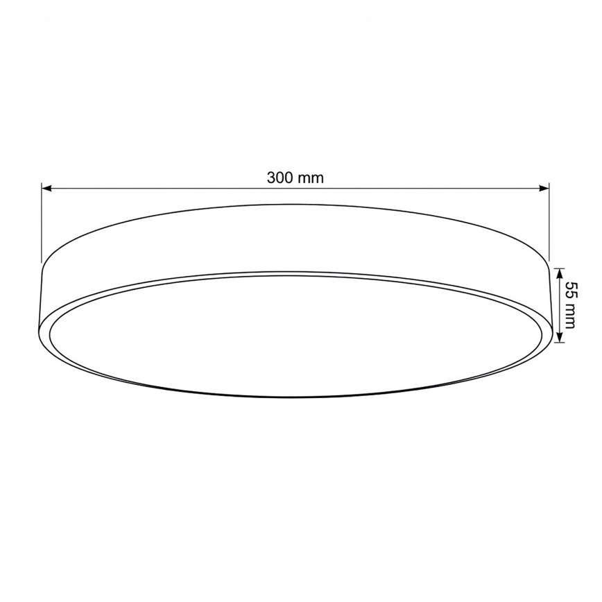 Brilagi - LED-taklampa POOL LED/36W/230V 3000/4000/6000K Ø 30 cm beige